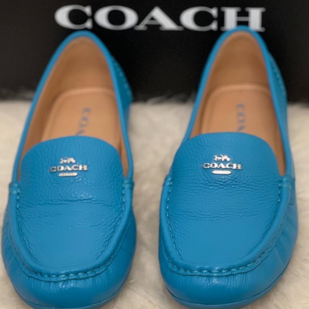 Coach Marley Leather Size: 8.5 Bright Marine; Color: Bright Marine